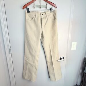 Vintage Y2K Wrangler‎ Menswear Beige Pants Straight Leg Jeans Size 33x31 Retro